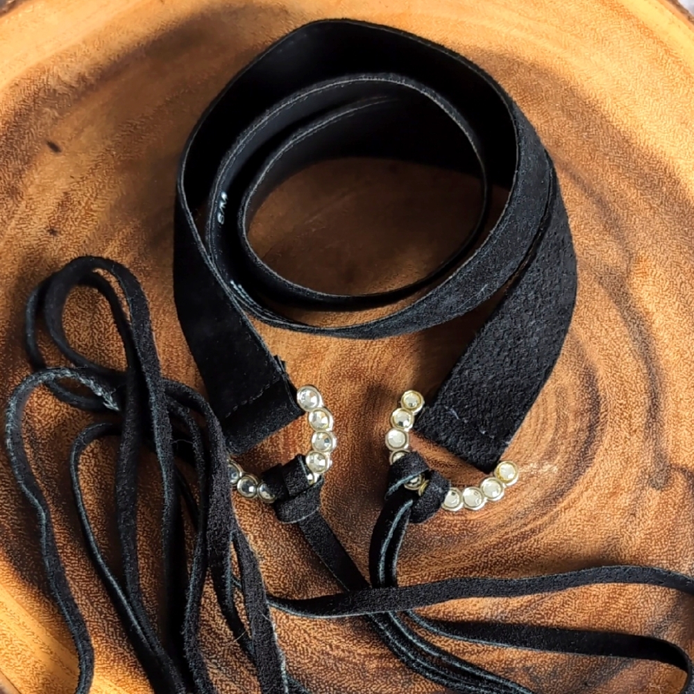 2/$50💜NWOT LUCIANO BERGAMO SUEDE BELT